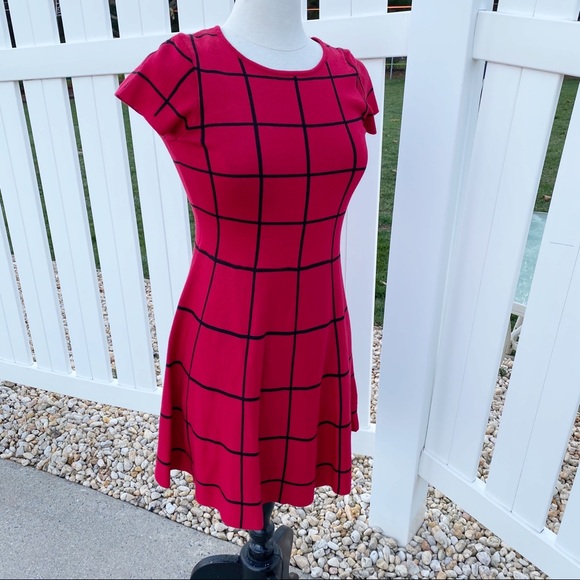 My Michelle Dresses & Skirts - NWT My Michelle Girls Red Black Windowpane Dress